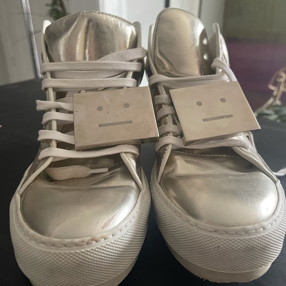 Acne Smiley Face Sneakers Good Condition Size 7